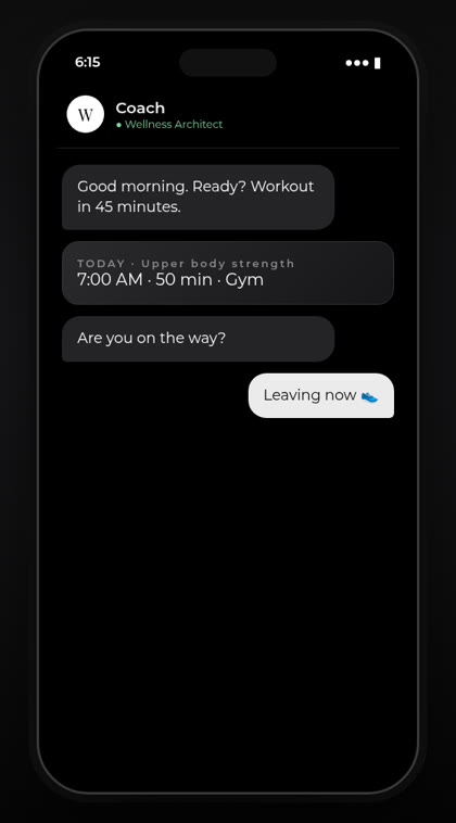 The coach wakes you up